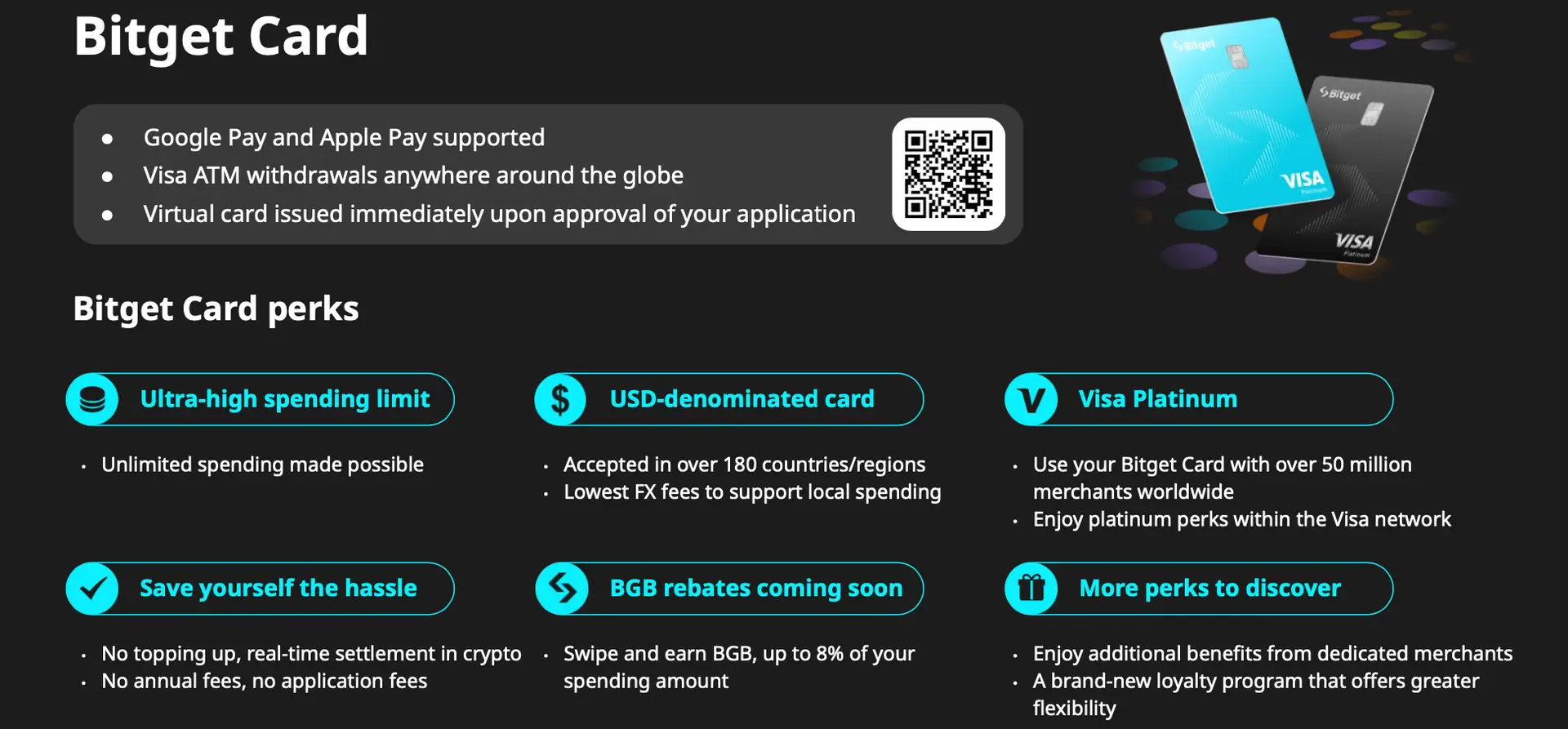 bitget card perks